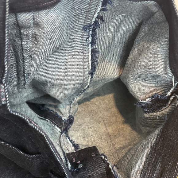 Mindful Wardrobe High-Rise Button-Fly Jeans Dark Indigo | Workwear Minimalist - Picture 14 of 14